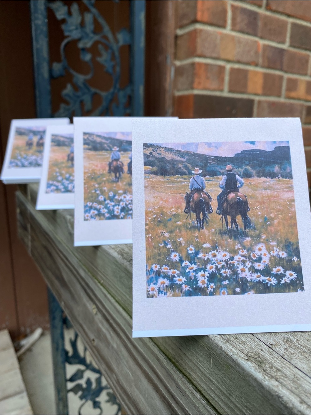 Cowboy Ranch Cards and Envelopes - Picture 4 of 6